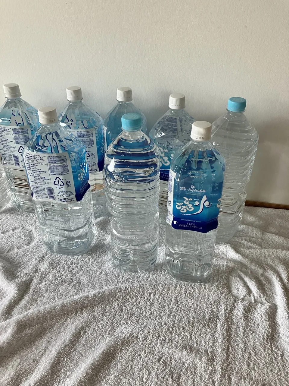 博士のお写真・ごろごろ水の2Lボトル
